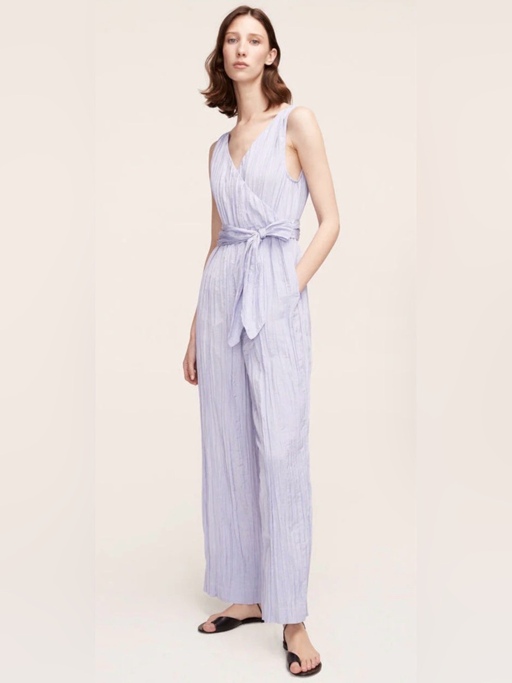 Rebecca Taylor Tie Front Jumpsuit Size 8